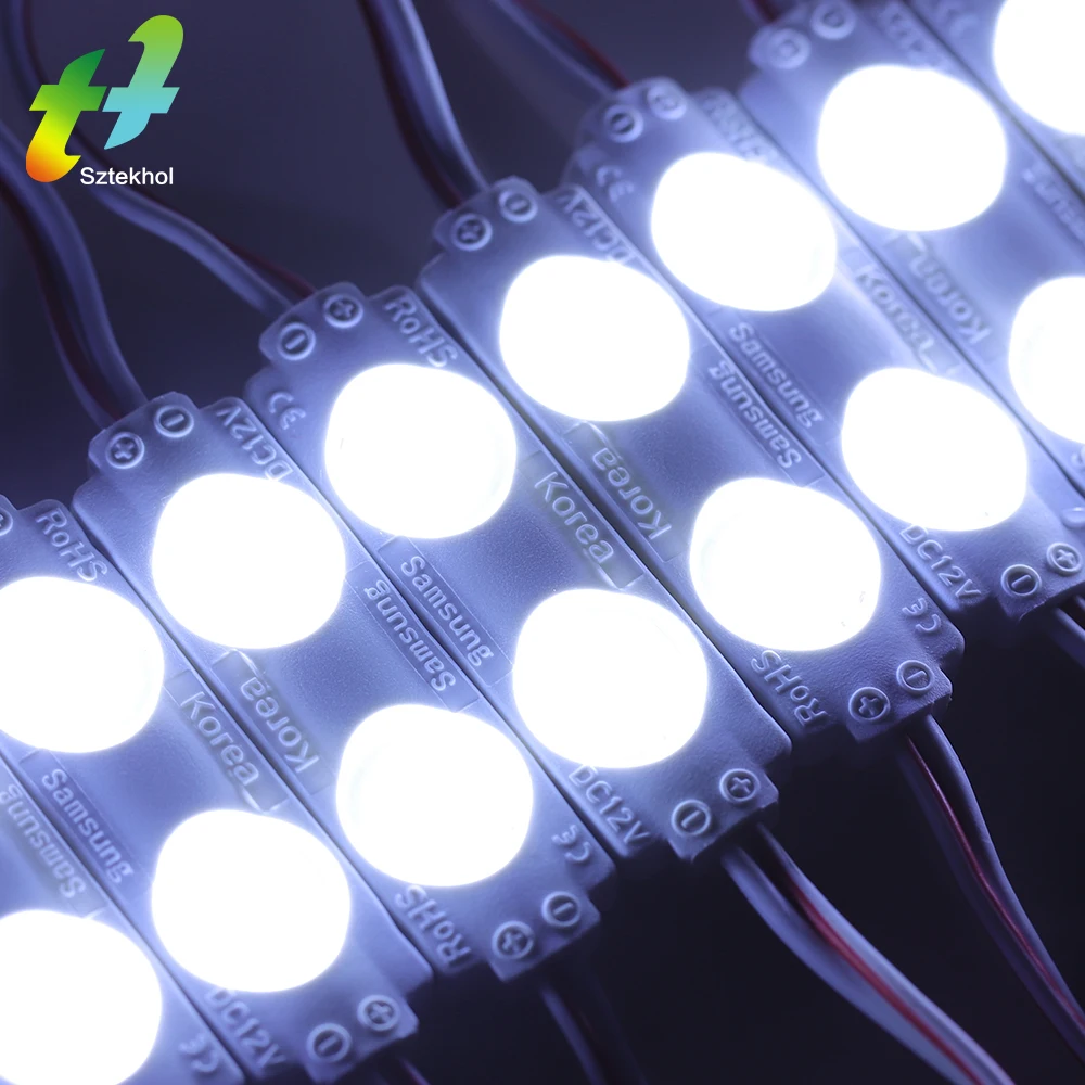 DC 12V 2 Lights Sign Lens SMD 2835 Lighting Backlight LED Module Light