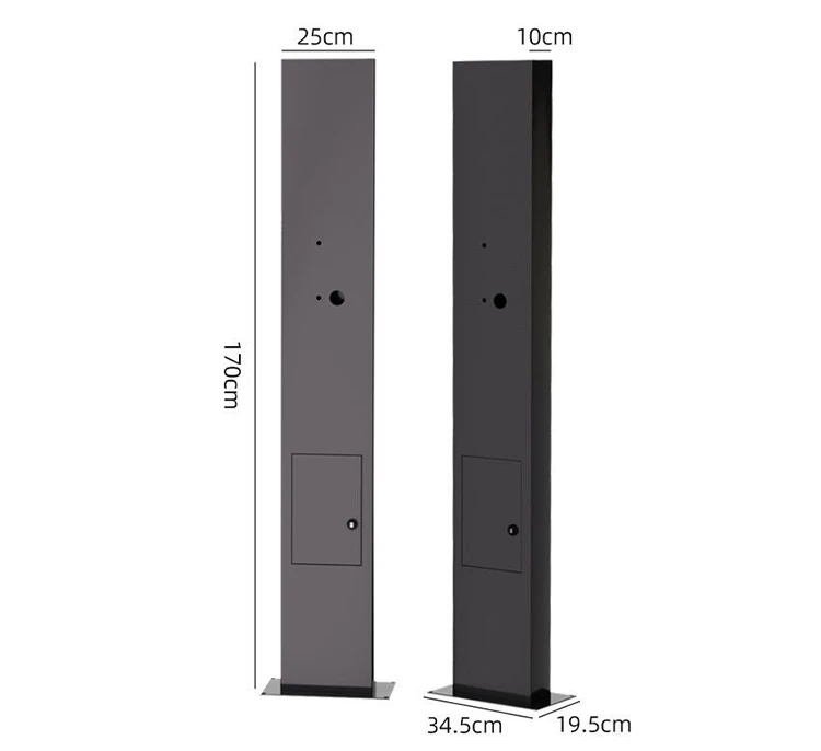 The Fixed Column Of The New Energy Vehicle Charging Pile Is Thicker Than The Outdoor General Support