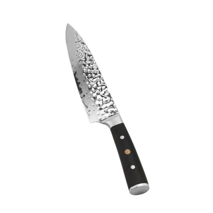 8 inch Professional Grade Japanese Damascus 67 layers Stainless Steel Chef Knife with Hammered Finished VG-10 handle