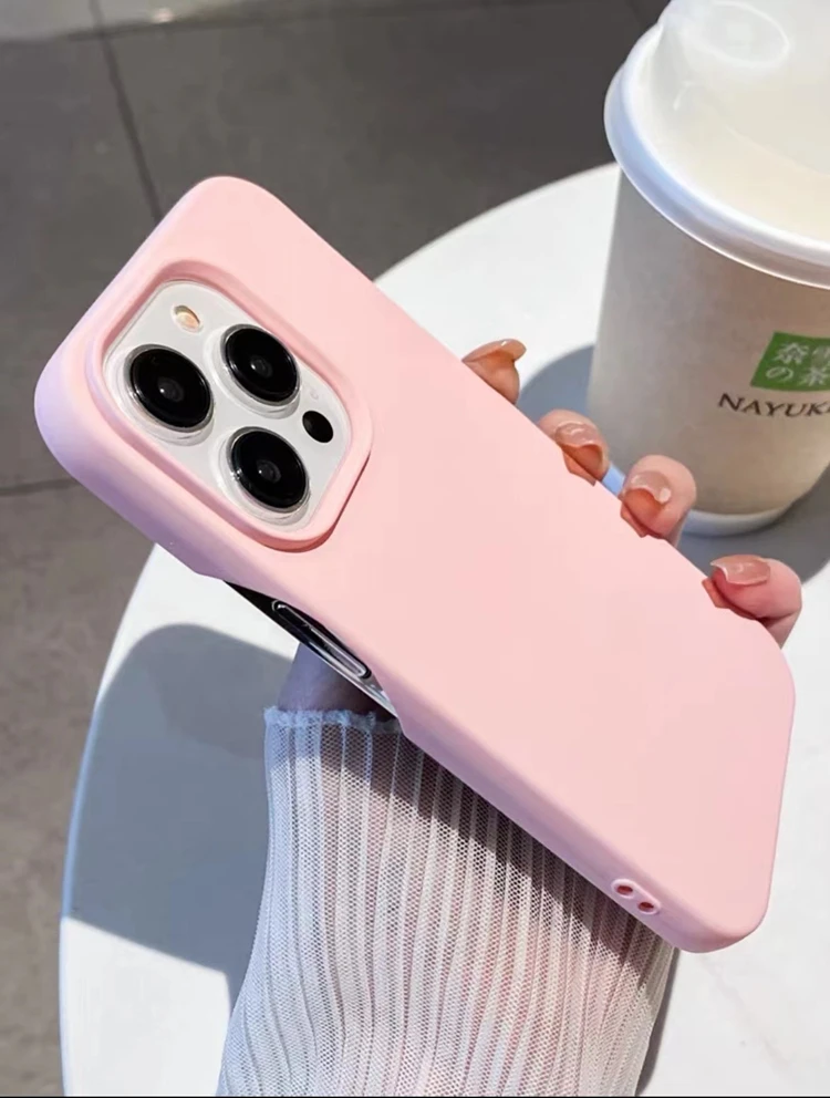 Простой Мягкий ТПУ чехол для телефона iPhone 16 15 14 13 12 11 Pro Max X XS XR 7 8 Plus SE