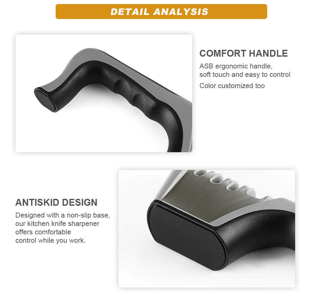 
Professional Knife Sharpener with Handle 