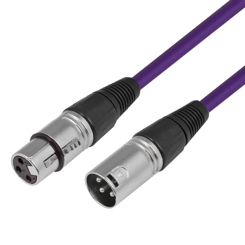 Сбалансированный XLR кабель 3 контактный разъем для женщин со змеиным рисунком шнур профессиональный микрофон записи смешивания