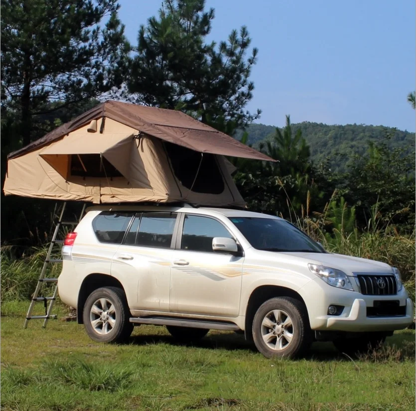 Палатка на крышу на 4 человека, тент на крышу автомобиля, для отдыха на открытом воздухе и походов