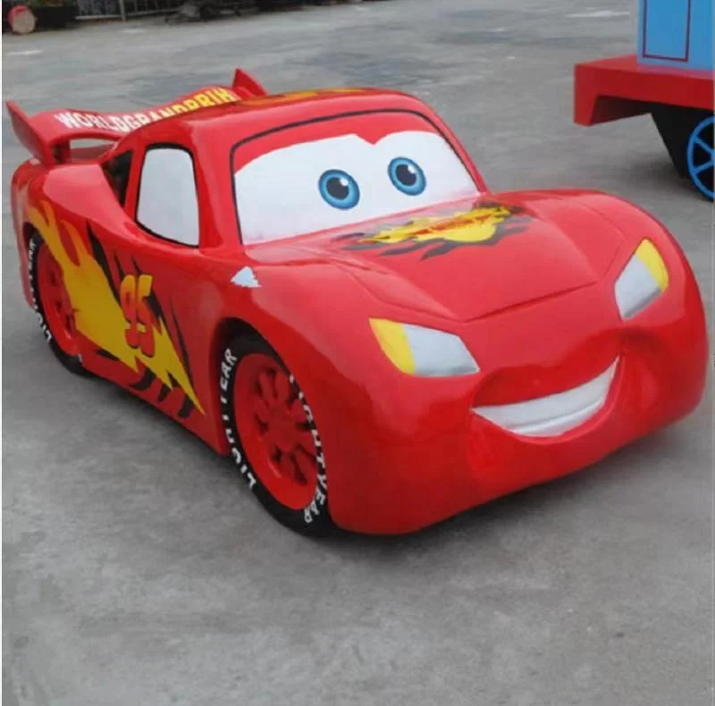 Car statue with Hand Carving  Factory sale Fiberglass car statue  For sale
