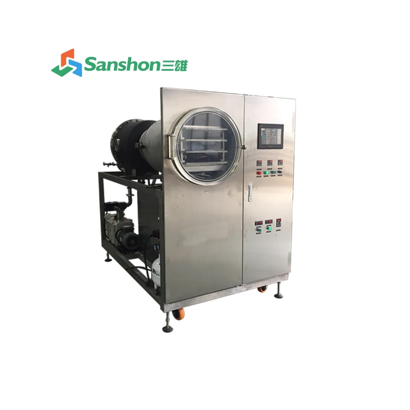 Sanshon Vacuum Freeze Drying Machine Small Scale 5-20Kg/Batch Vegetables Fruits for Industrial Home Pilot Lab Using