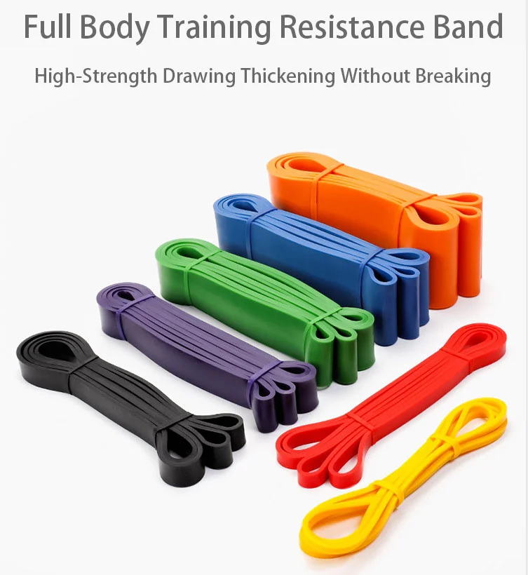Resistance Bands Custom  Personalized Pro Non Slip Pilates Sport Exercise Bands Fitness