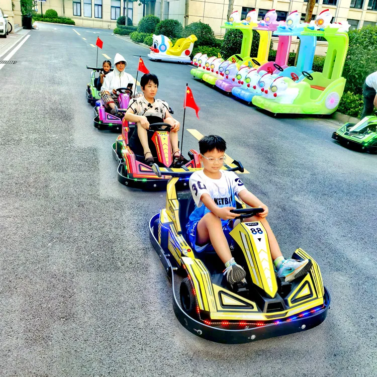 outdoor Playground Parent-child Bumper  cars children karting car amusement park electric cars for kids