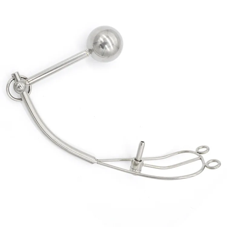Stainless Steel Anal lock Butt Plug Ass Lock Women Sex Chastity Belt