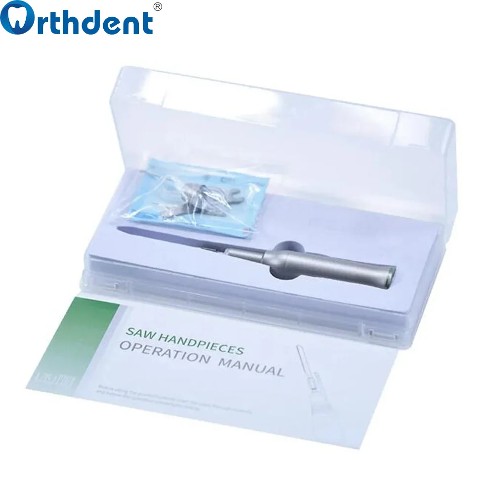 Dental Surgical Saw Handpiece Implant Reciprocating Operation Manual Cutting and Separating Bone With Stainless Steel Body 1.8mm