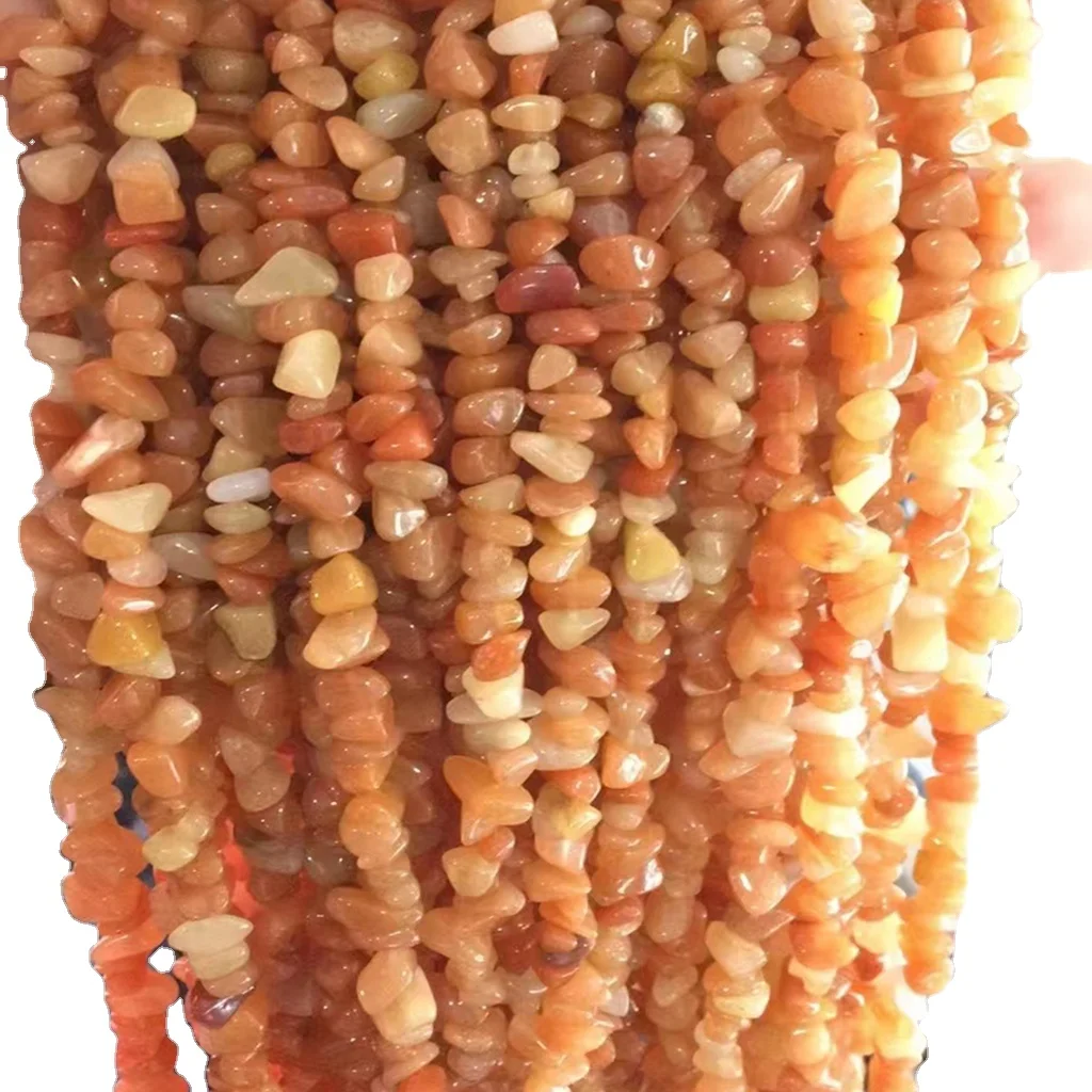 wholesale 5-8 mm Syn Red crystal chip stone beads for jewelry diy making