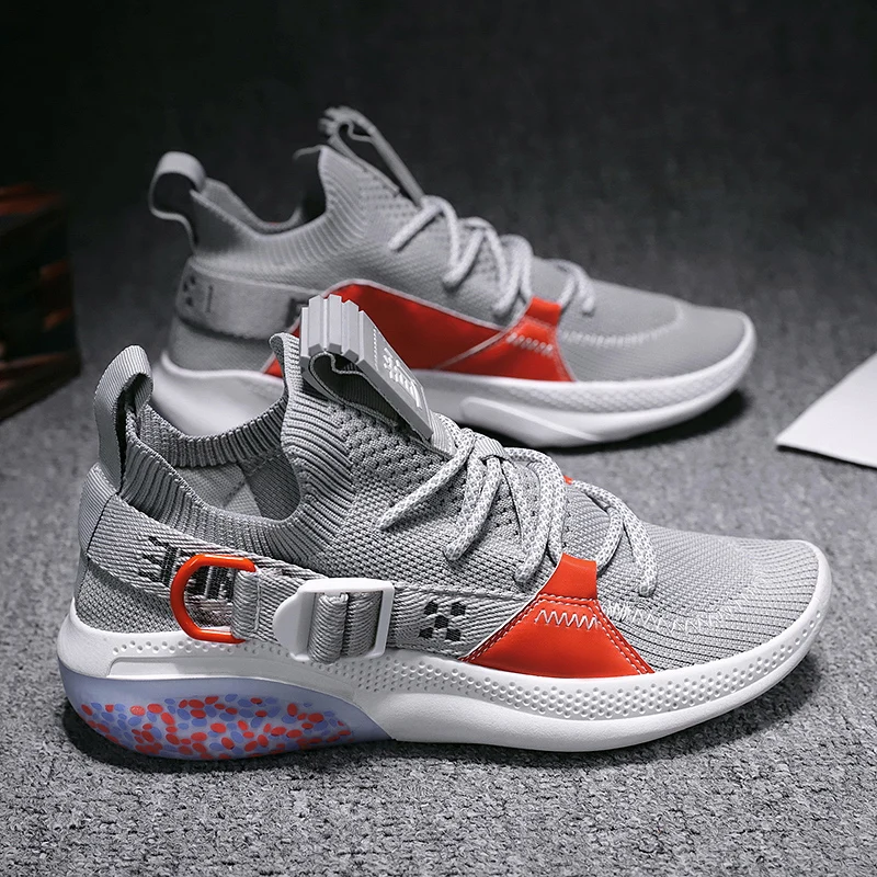 
Custom Made Men Shoes Sneakers White Fashion Flat Casual Shoes for Men Mesh Breathable Walking Shoes Sneaker 