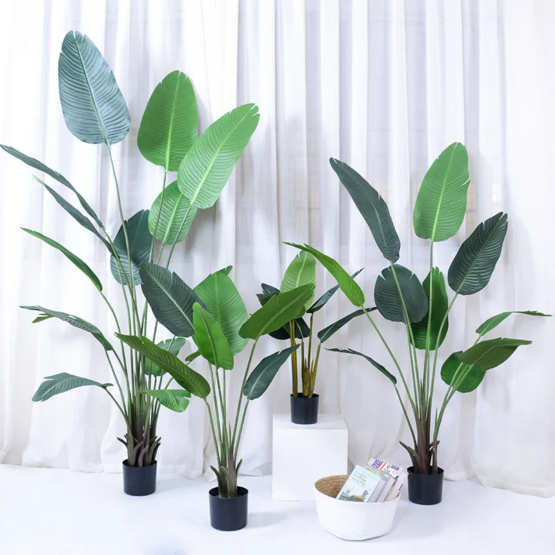 Прямая продажа с завода Зеленый Искусственный оливковый бонсай 0 8 м до 2 1 маленькое дерево монстеры