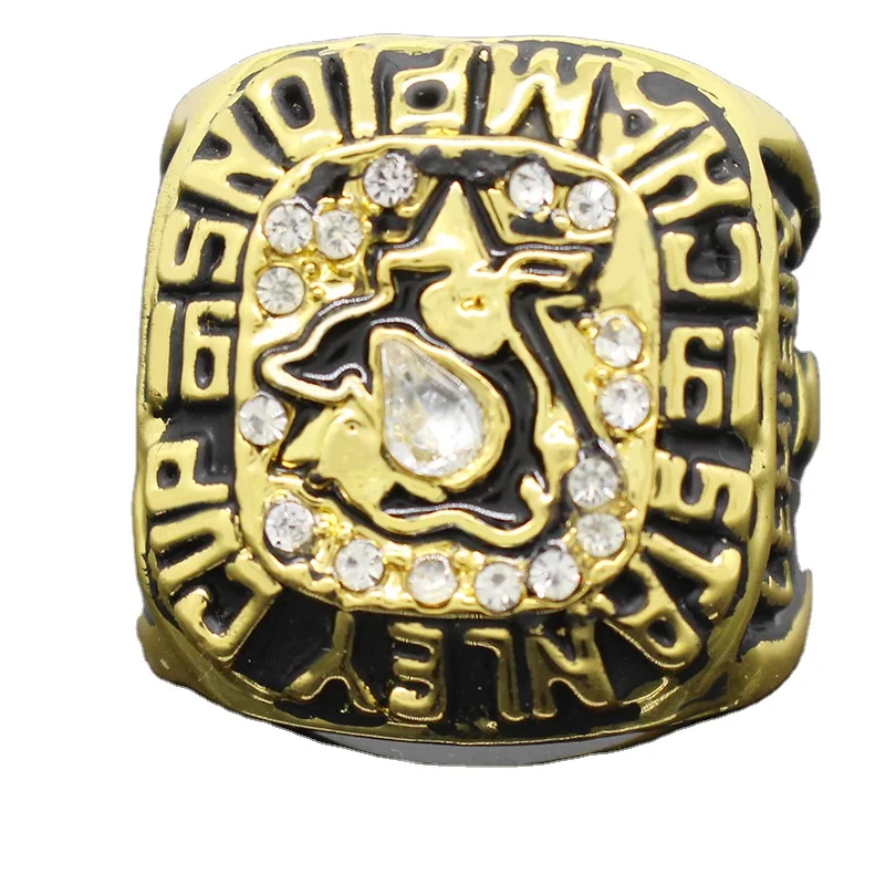 2021 INS Wind titanium steel tarnished Penguins overall ring