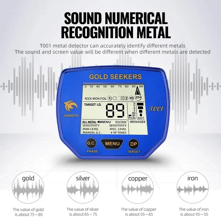 High Quality Hand Held Gold Detector Underground Treasure Finder Device Underground Finder