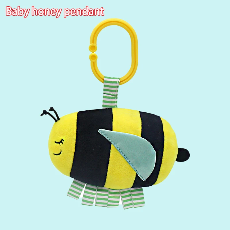 Newborn baby plush stroller toy baby rattle cartoon animal hanging bell educational baby toy 0-12 months Speelgoed