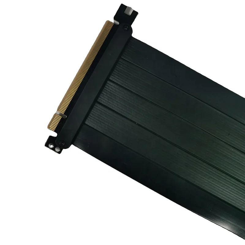 Flexible Graphics Card Extension Cable Pcie 4.0 180 Degrees Universal Graphics Card Adapter Cable Extender Riser Cable