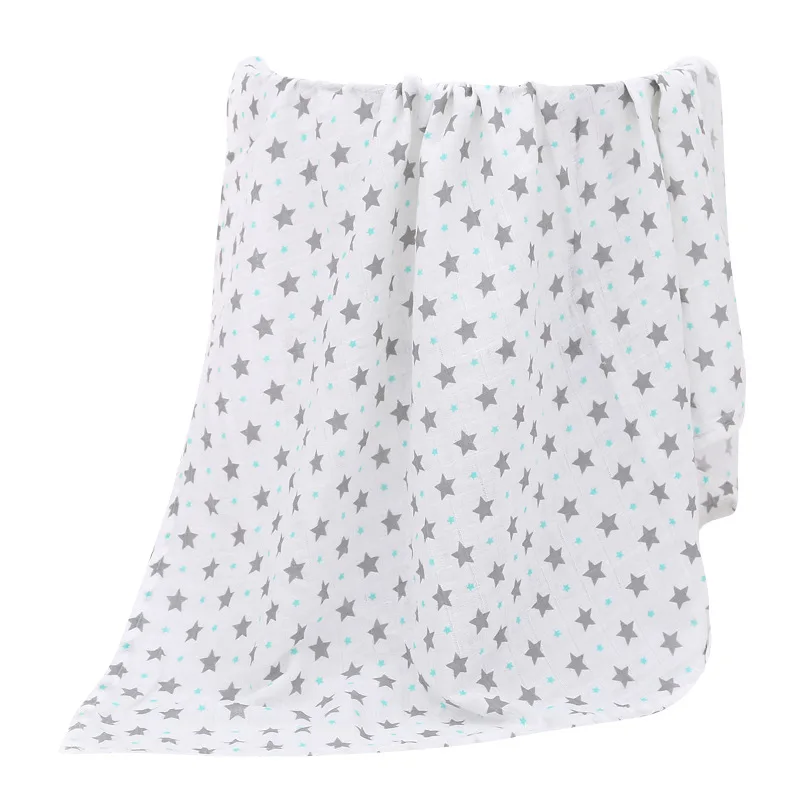 Muslin swaddle wrap baby printed blanket with mickey mouse product for newborn