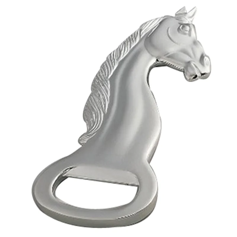 
horse bottle opener steel bottle opener silver bottle opener 