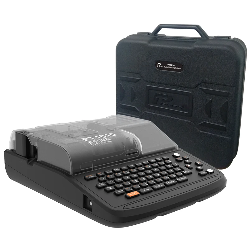 Heat Shrinkable Tube PT1010 adhesive label sticker cable label printer printing machine for wire