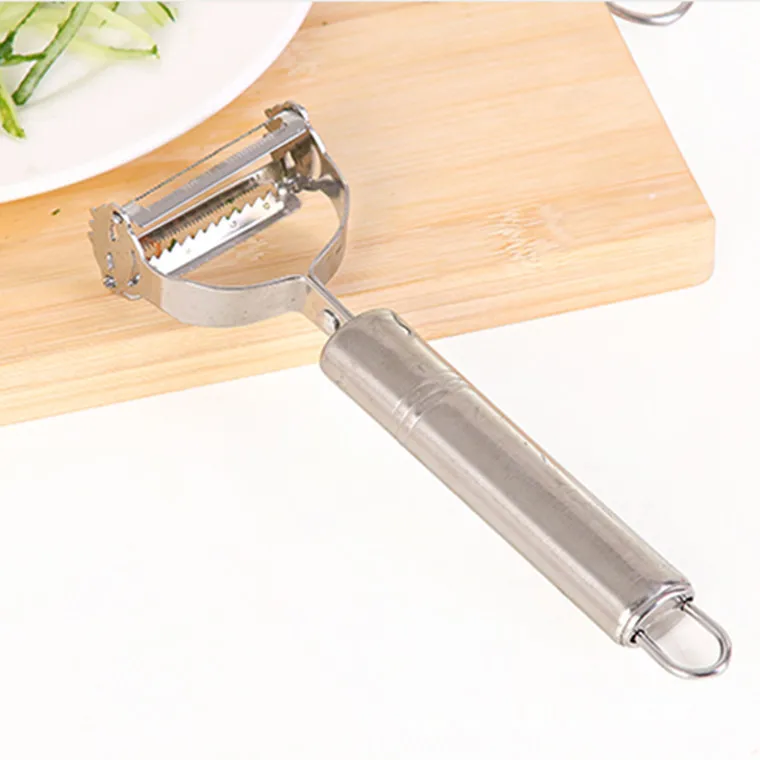 Stainless steel paring knife Multi-functional household paring knife Fruit vegetable melon planer potato peeler grater