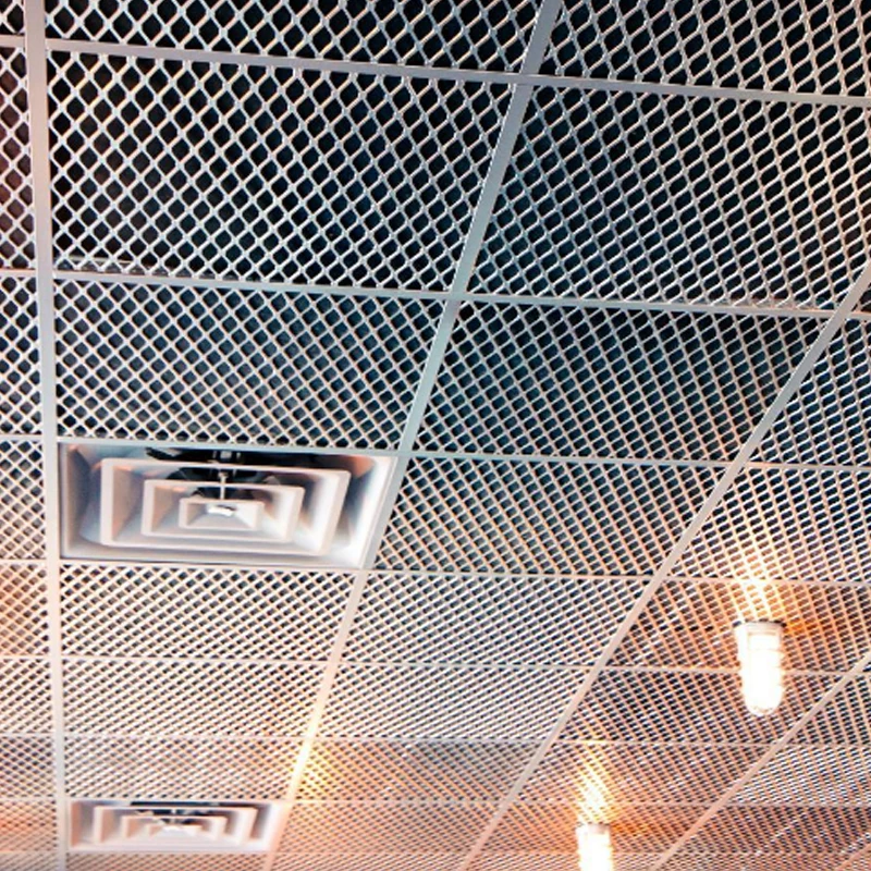 Suspended ceiling sus 304 expanded metal mesh