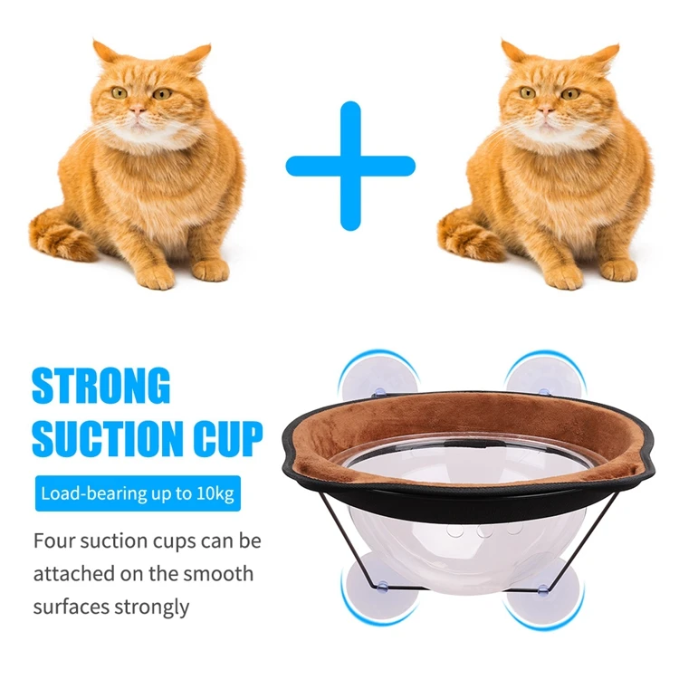 
Wall and Window Mounted Cat Hanging Sleep Bed Hammock 