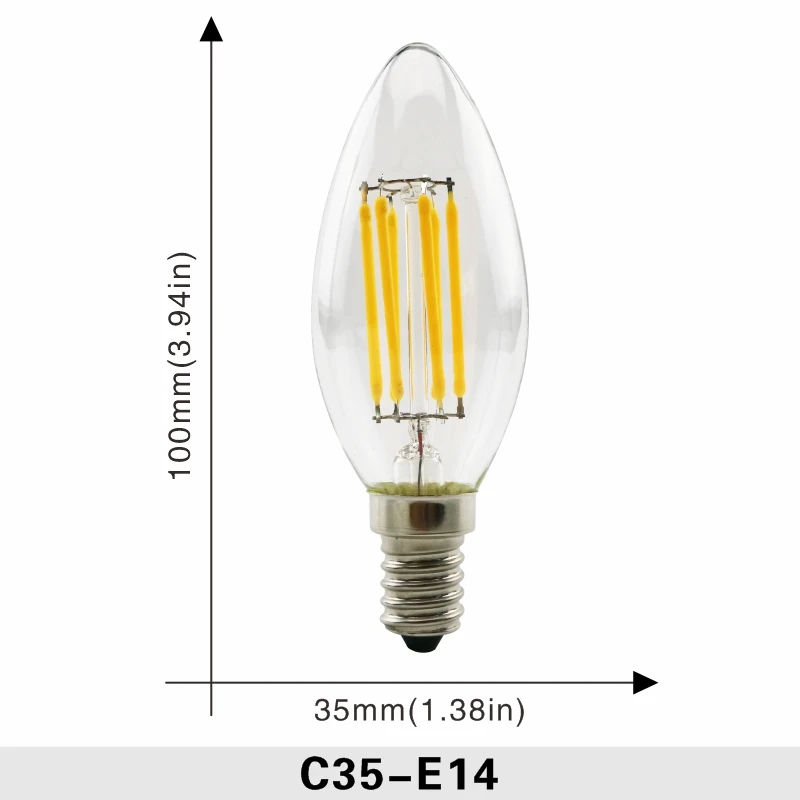 Украшение дома e27 e14 Светодиодная лампа накаливания на солнечной батарее DC12V 24V