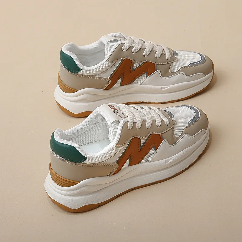 Thick bottom 2024 spring and summer new running sneaker schoolgirl casual shoes zapatos de mujer