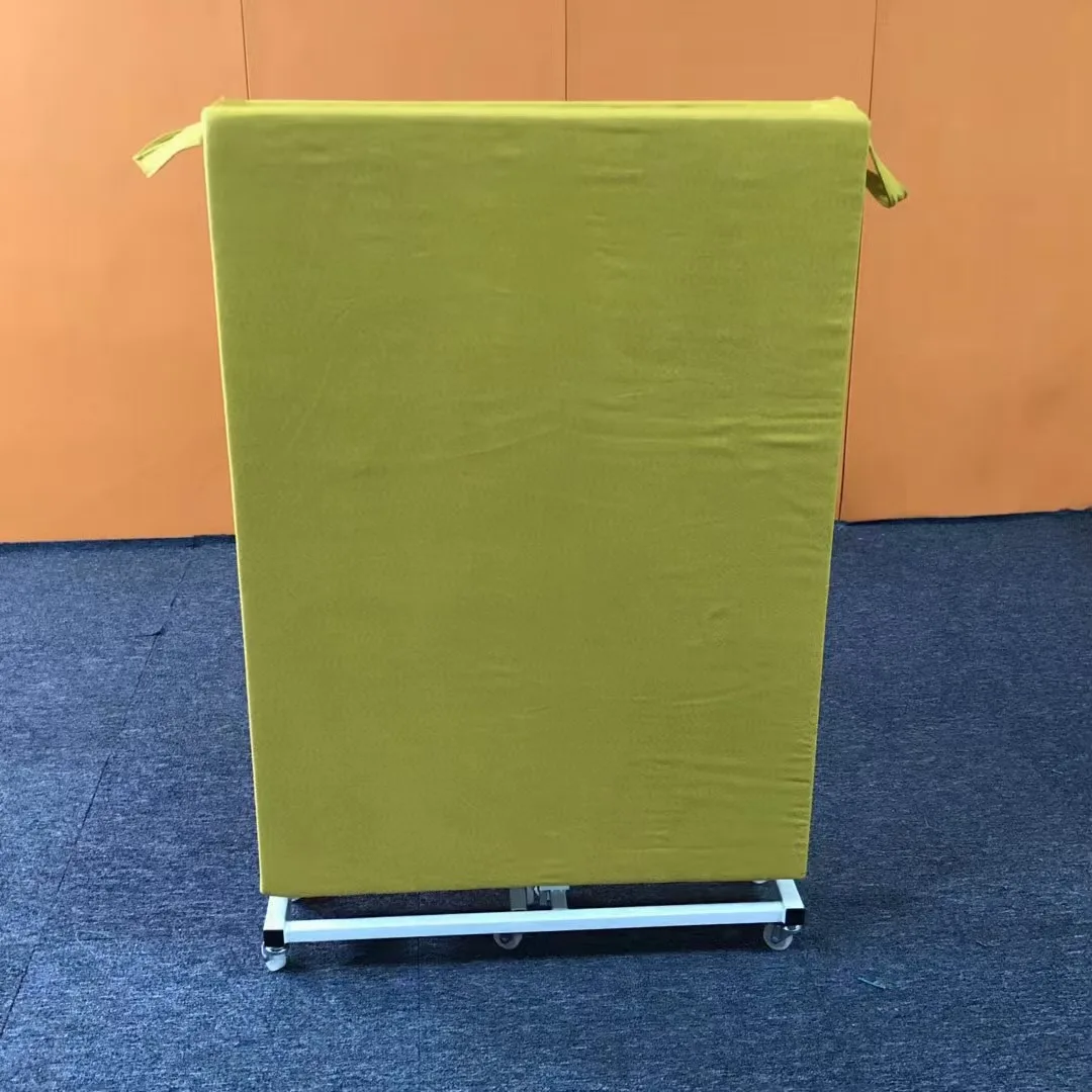 Apartment bedroom furniture  portable foldable metal frame sponge mattress bed modern design for home dormitory bedroom sleep