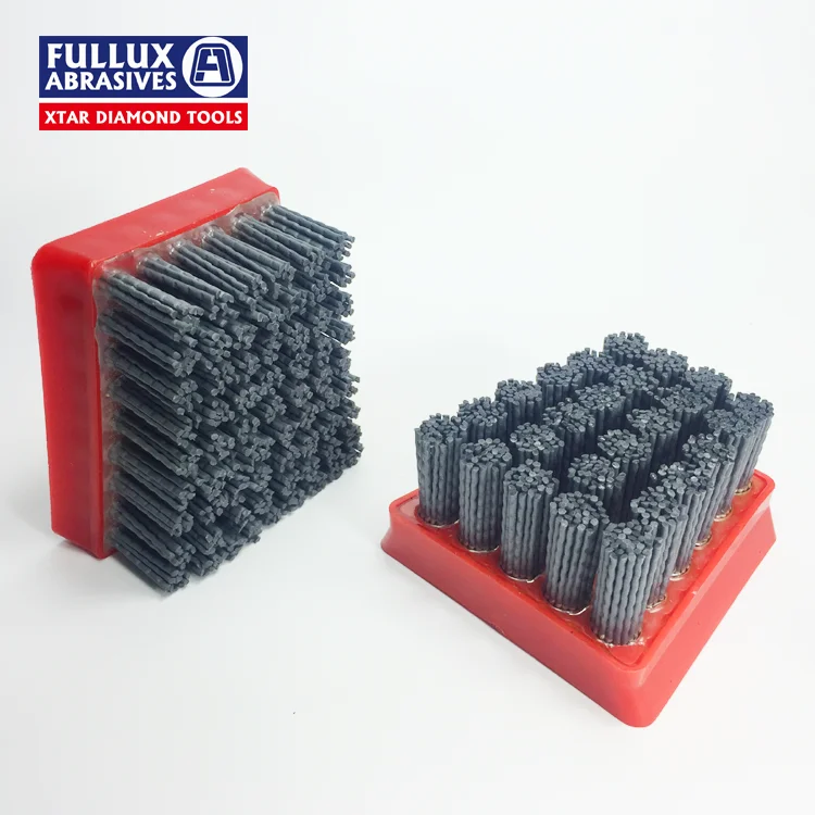 Stone Finish Antique Brushes Frankfurt Diamond Brushes for Marble Polishing Industrial Silicon Carbide Grinding Steel Wire 2.8cm