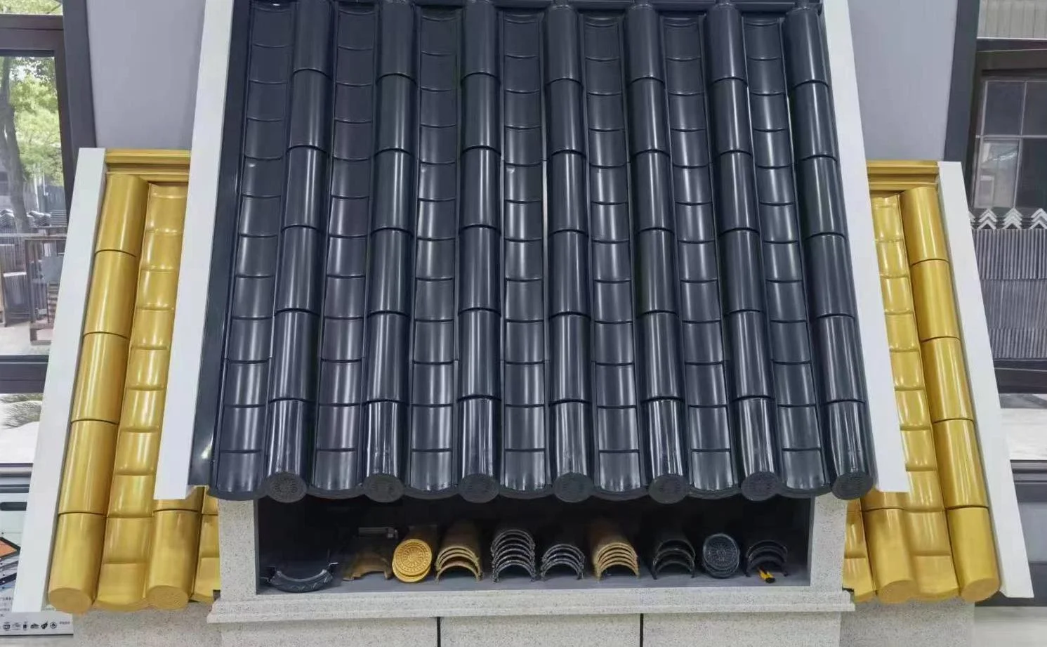 Aluminium Metal Roof Shingles / Roofing Sheets / Roof Tiles