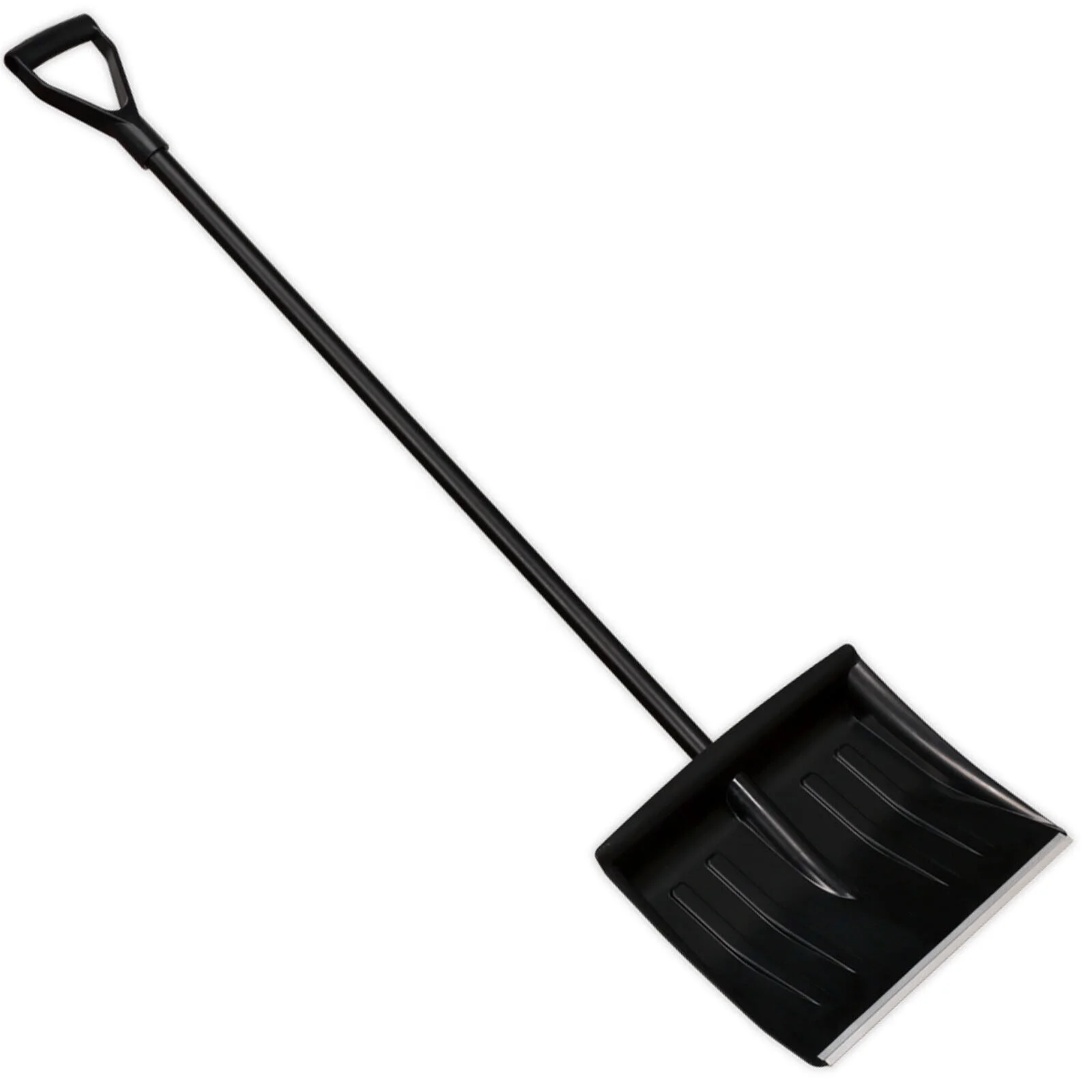 15 Inch Black Snow Shovel Garden Leaf Clear Snow Sand Mud Removal Scooper Tool for Winter Driveway Car