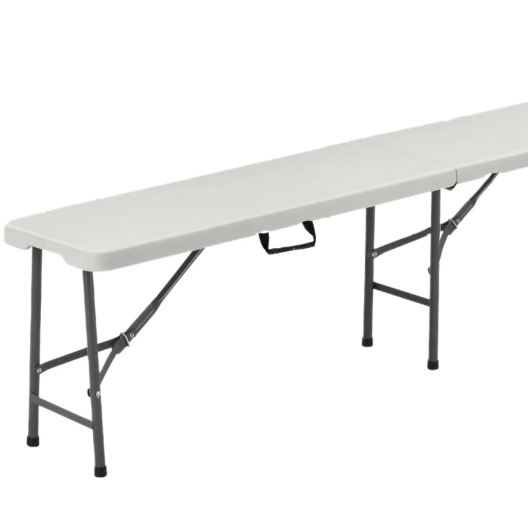 6FT Plastic HDPE Outdoor patio Folding in Half Portable 2 Seater Bench Seat with carrying handle 180 cm