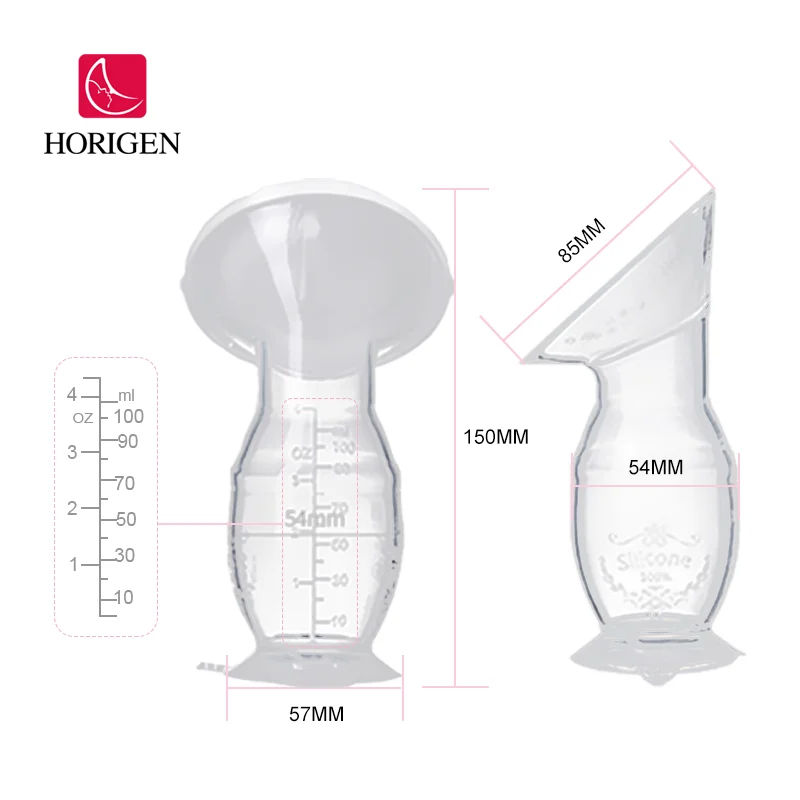 manual silicone breast pump hand use comfortable breastfeeding pump liquid breast milk collector
