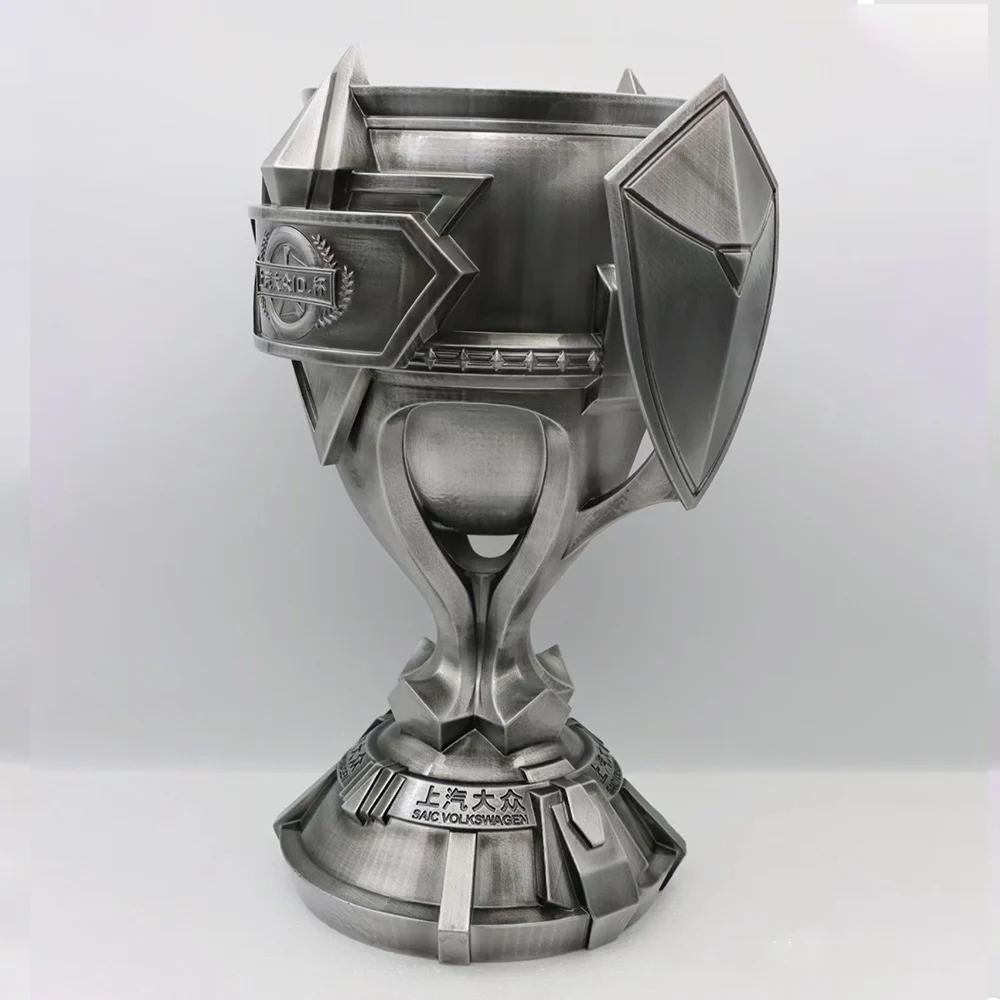 Custom Logo Base Metal Boxing Match Champions Crown Trophy League Trophies Award