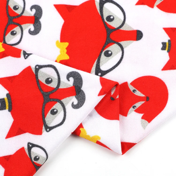 Custom Print On Bamboo Lycra Fabric