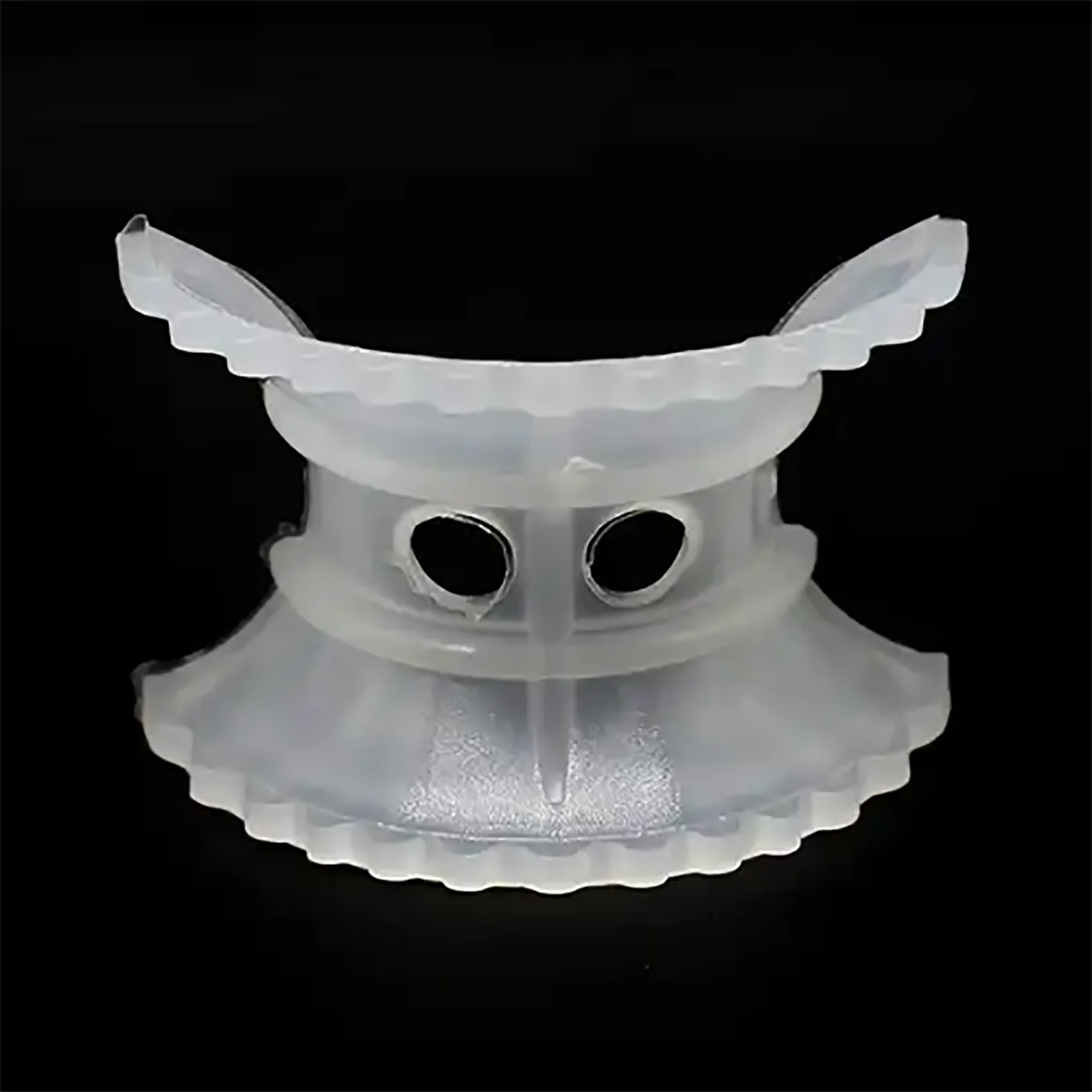 PP PVC PVDF Plastic random packing intalox saddles ring 25mm 38mm 50mm 76mm for filling the gas scrubber