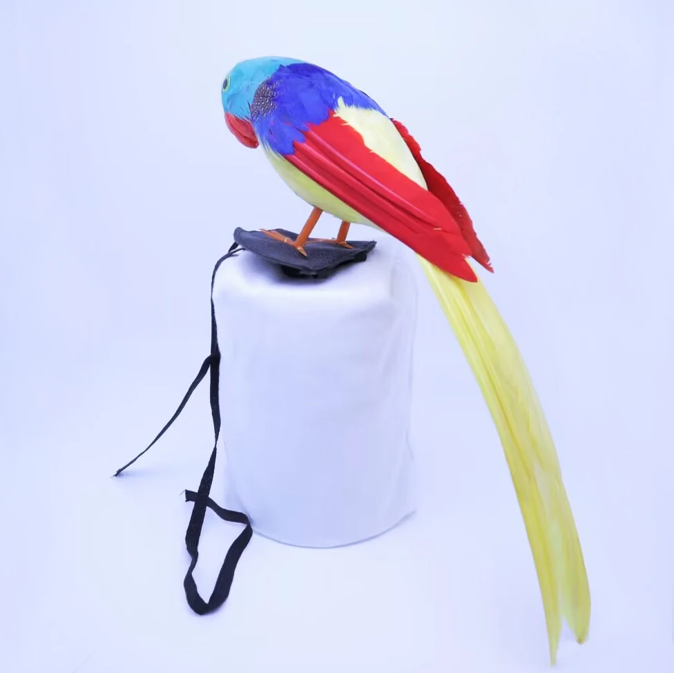 14 5 «Попугаи» рождественские искусственные птицы с пером для наружного домашнего сада украшения вечеринки