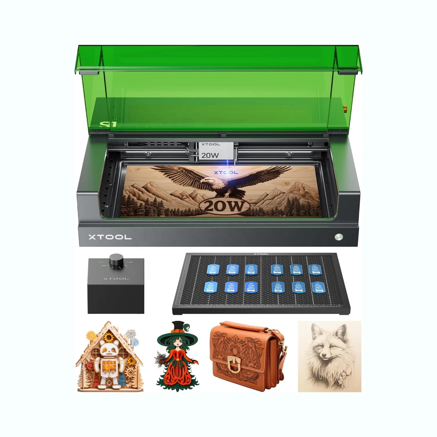 xTool Wholesale S1 20W Enclosed Diode Laser Cutter and Laser Engraving Machine
