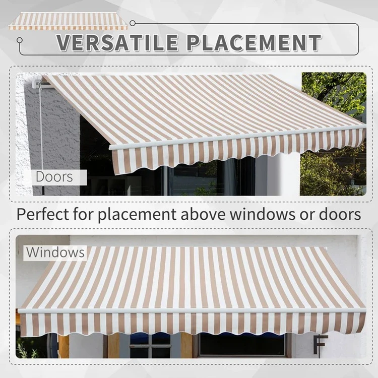 Horizontal Porch Retractable Awning Gear Box Best Chose Products Retractable Awning Aluminium 3X4 Manual Retractable Awning