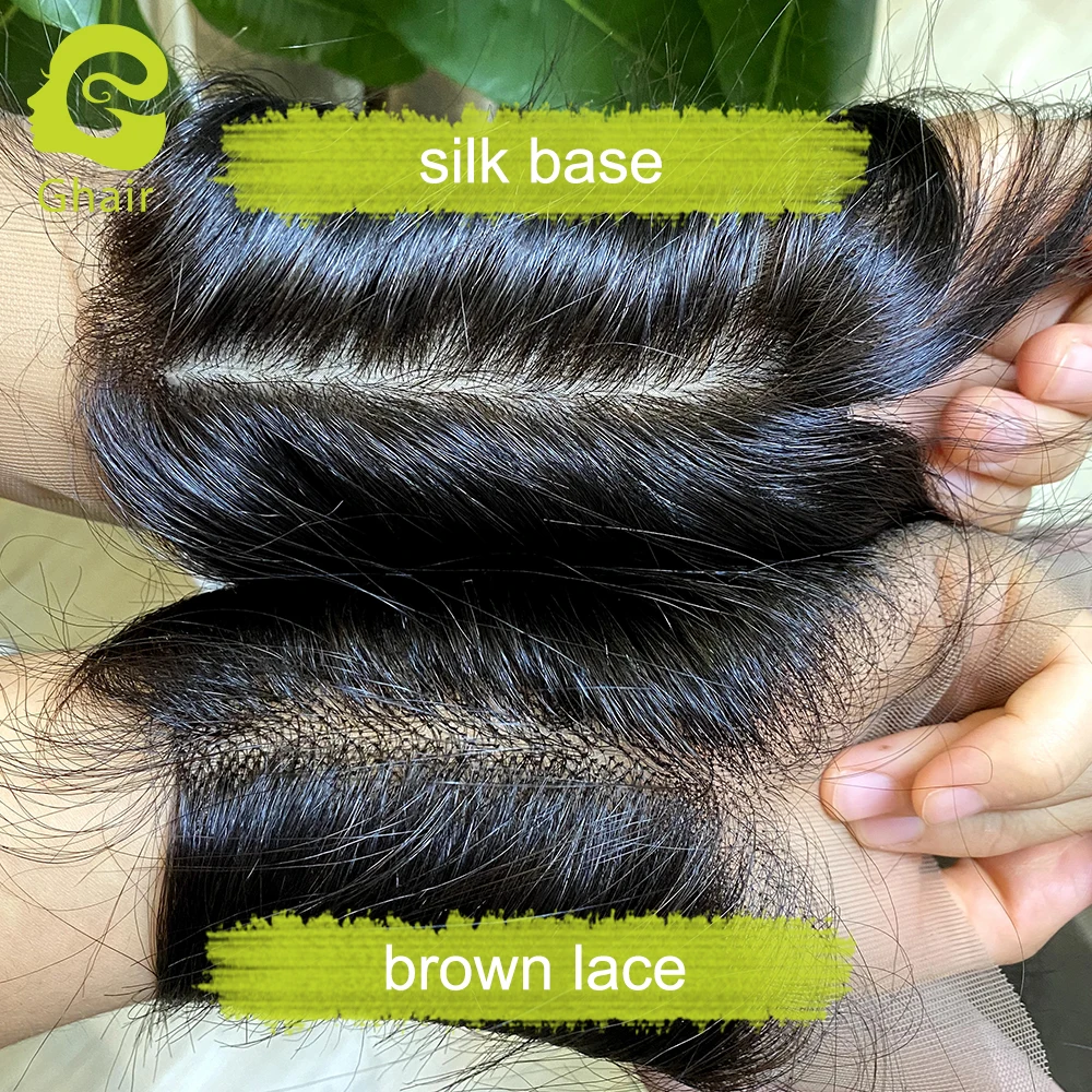 Silk base closure 4x4 Silk top hair replacement