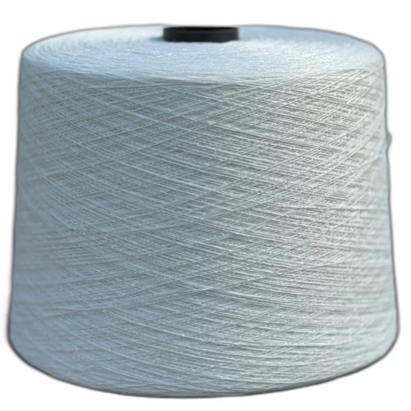 Wholesale 100% Linen Yarn 10.5Nm/1 Semi-Bleached Short Fiber Slub Style for Weaving