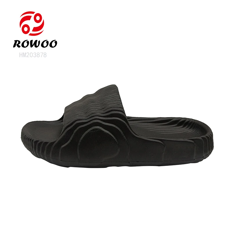 Wholesale Simple Women Men Soft Sole Light Eva Slipper Indoor and Outdoor Summer Beach Custom Logo Slides
