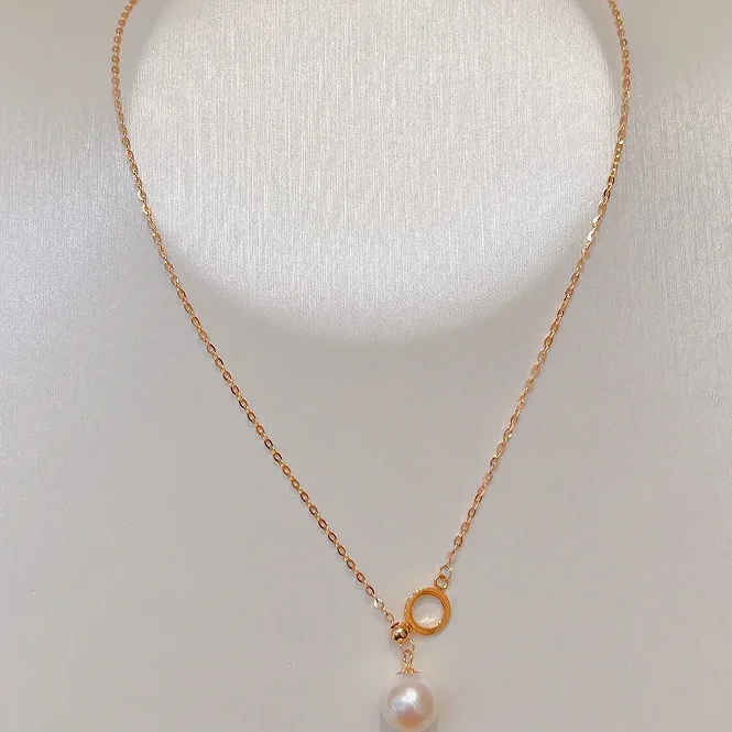Wholesale New Fashion Gold Plated Pearl Necklace Gorgeous Jewelry Accessories for Women and Unisex for Gift Wedding Party