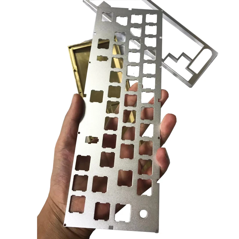 Oem Customized Product Cnc Manufacturer Keyboard 61Keys Plate Dwg Mechanical Keyboard Backplate