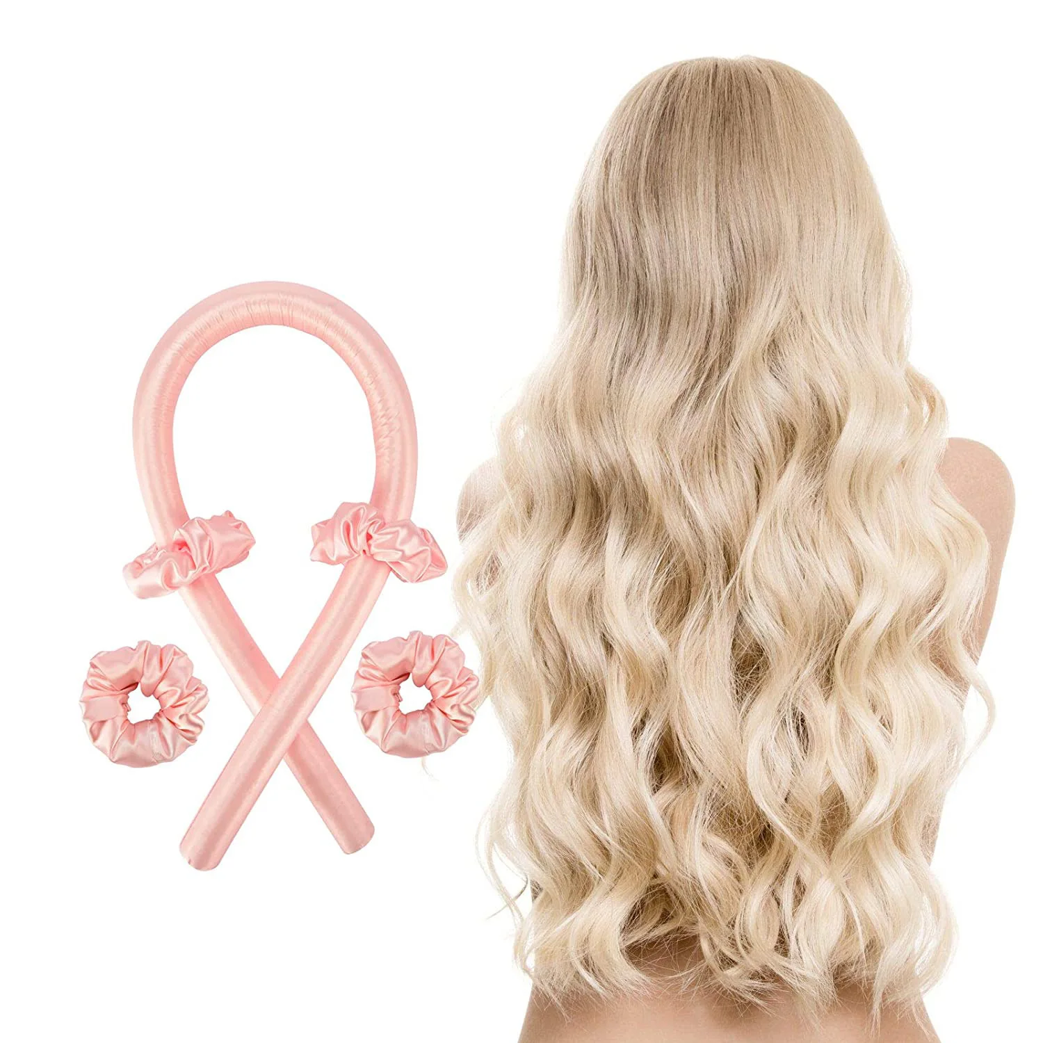Wholesale heatless long hair roller stick Hair Accessories women three-piece set of pearl curly hair artifact