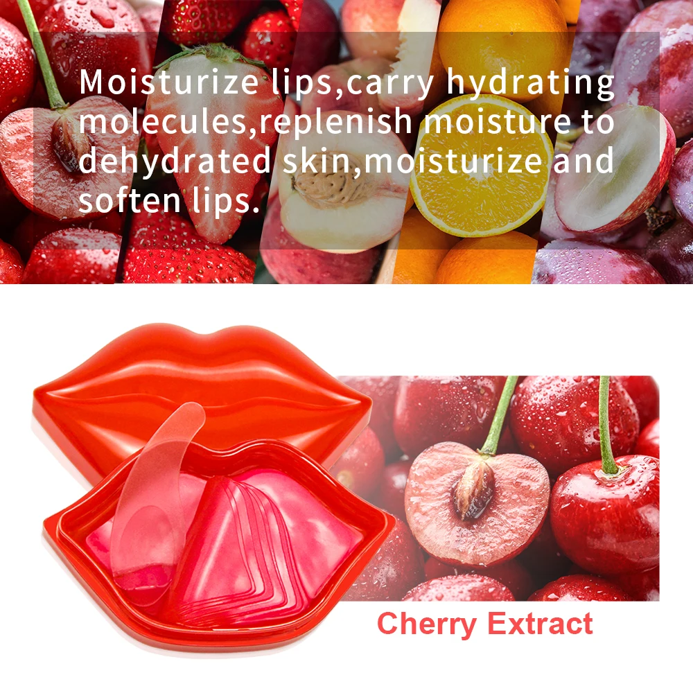 Wholesale OEM Collagen Crystal Gel Lip Care Mask hydrating Moisturizing Removing Dead Skin Lip mask for dry lips