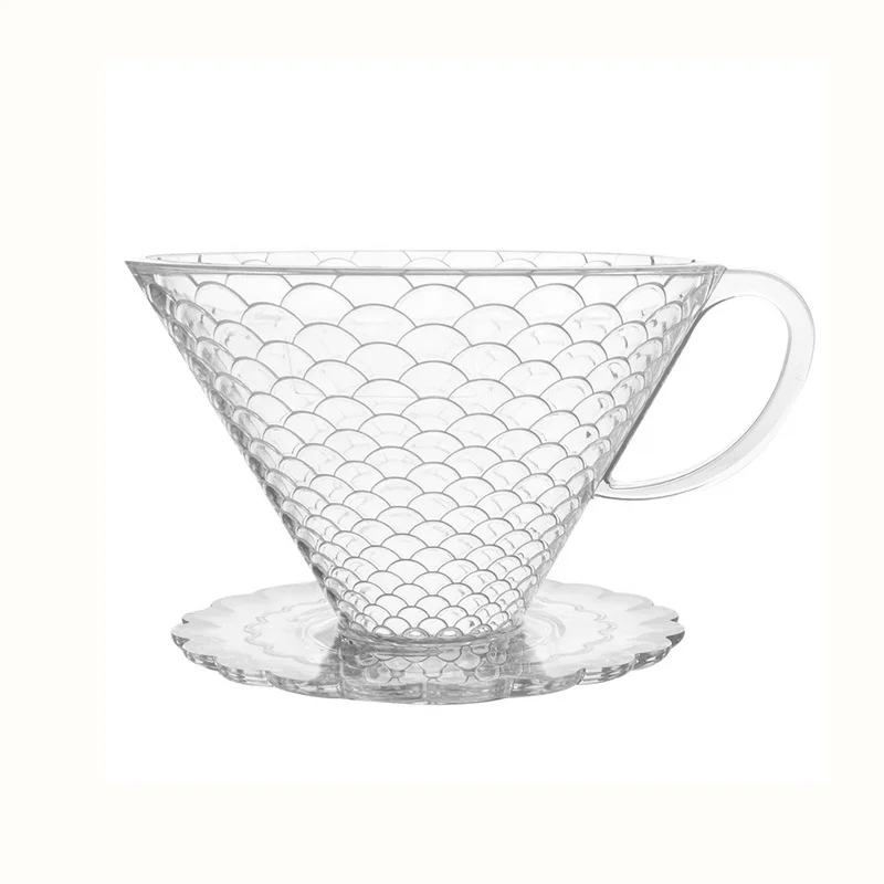 Coffee Funnel Drippe Heat-resistant resin Filter Cup Pour Over Coffee Maker Barista Accessories Cafe Maker Funnel Dripper