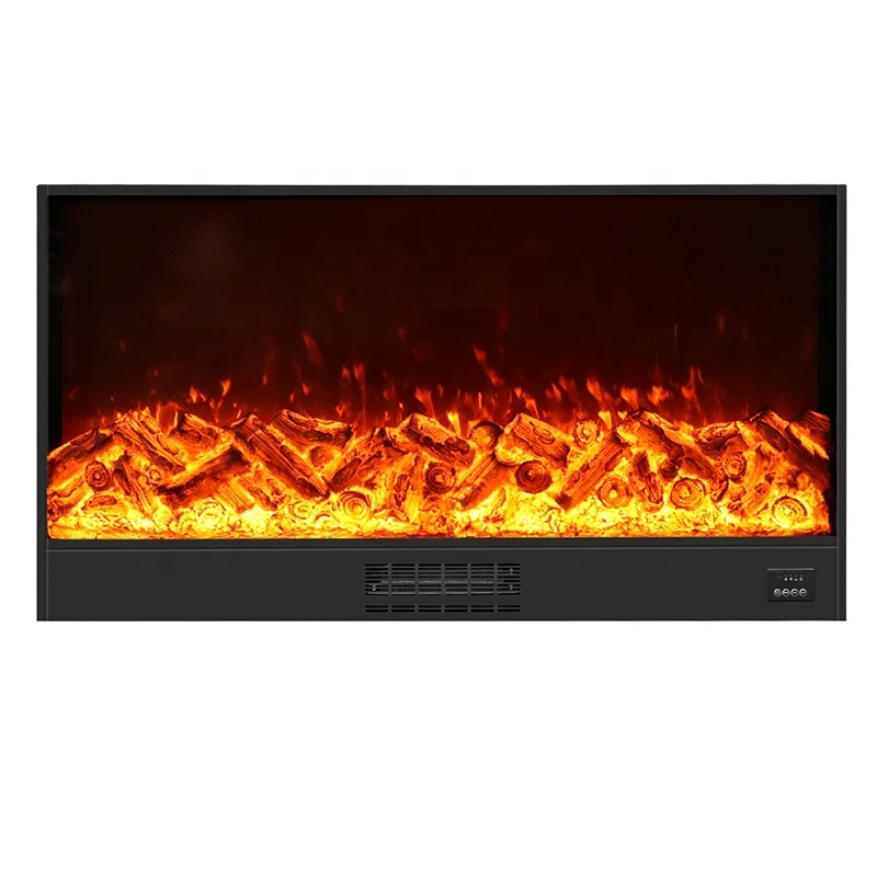 Manufacturer Supply Different Sizes Available Single Color Flame 220v Electric Fire Place Wall Mounted
