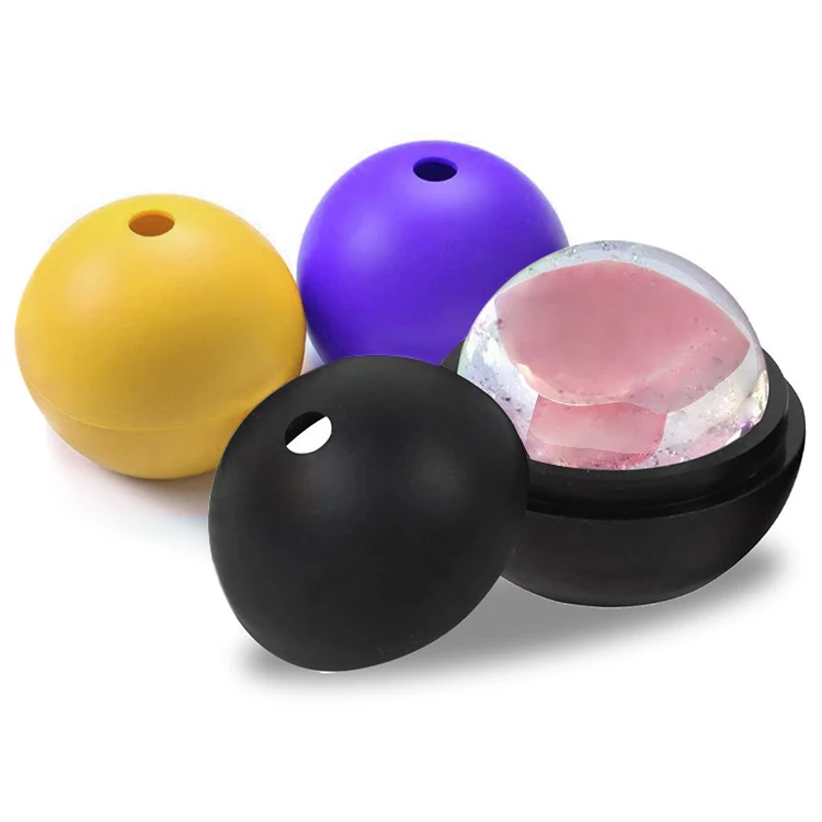 cooling ice ball cube freeze mold silicone Sphere maker ice roller ball face massage body roller